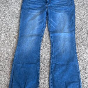 Kunmi Wide Leg Classic Blue Women's Jeans